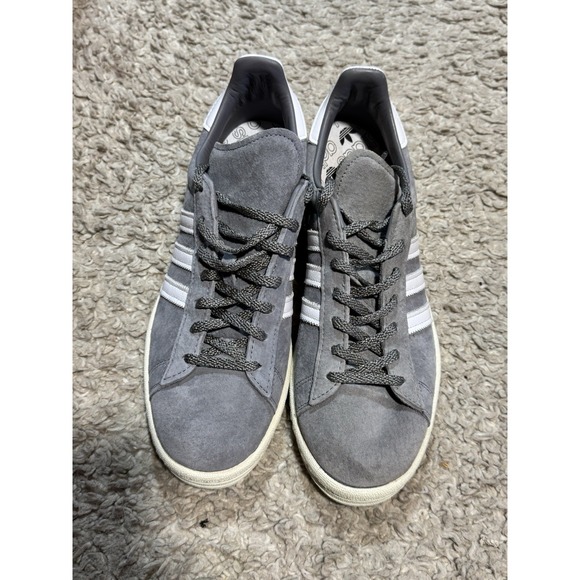 adidas Campus 80s Men's Grey Sneakers Size 9 FZ6154 - Picture 1 of 6